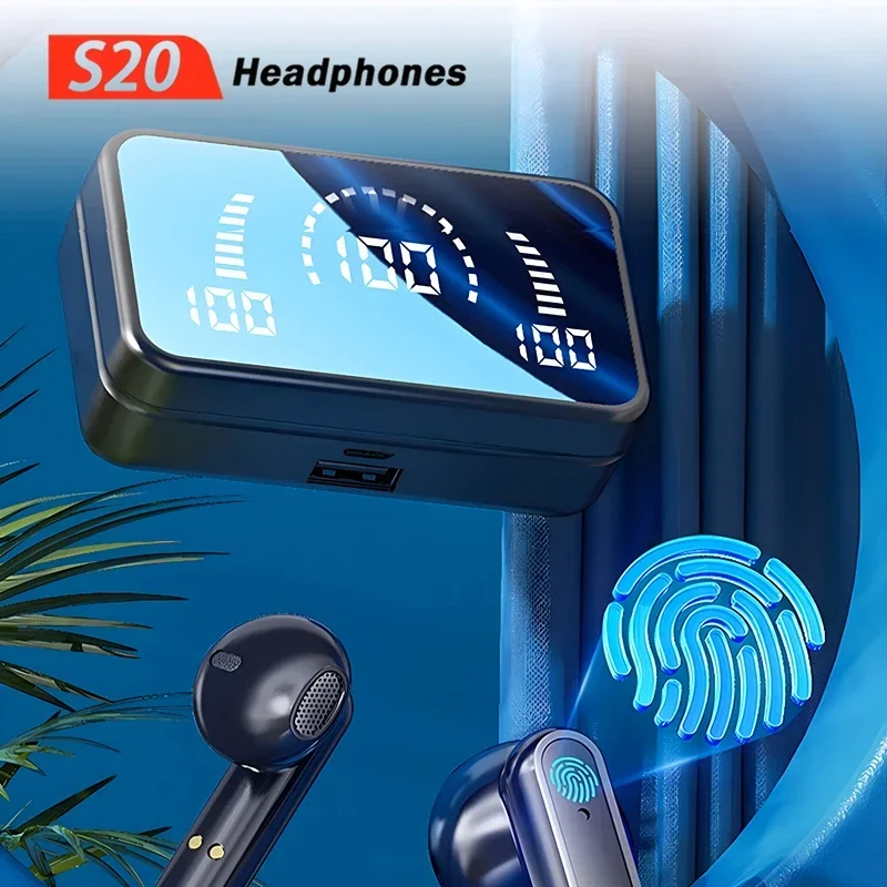 TWS S20 Earphones Bluetooth Wi - Phone Accessories Amazon recension och pris